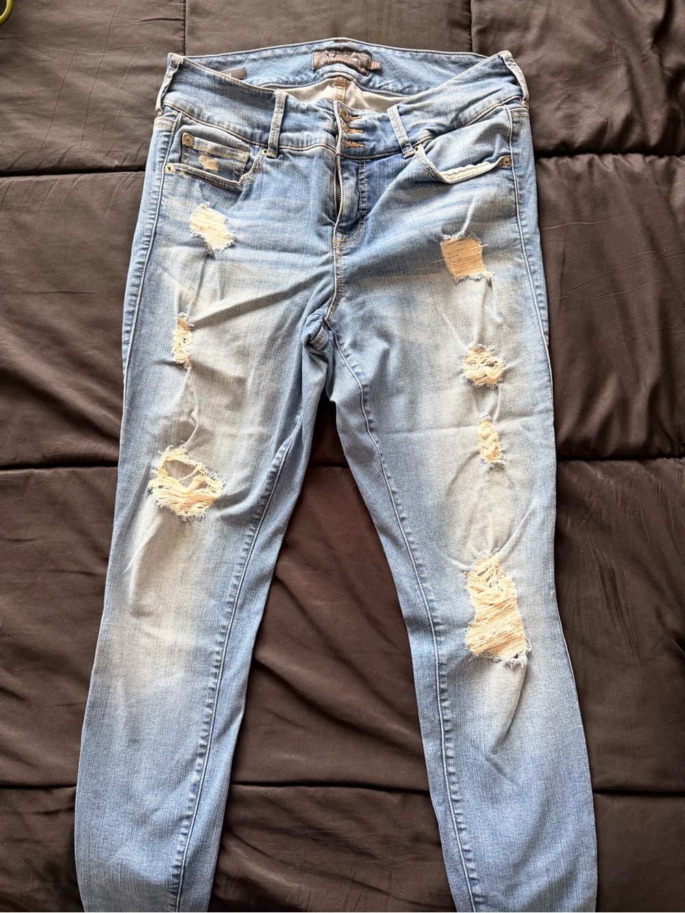torrid Light Blue Distressed Jeggings